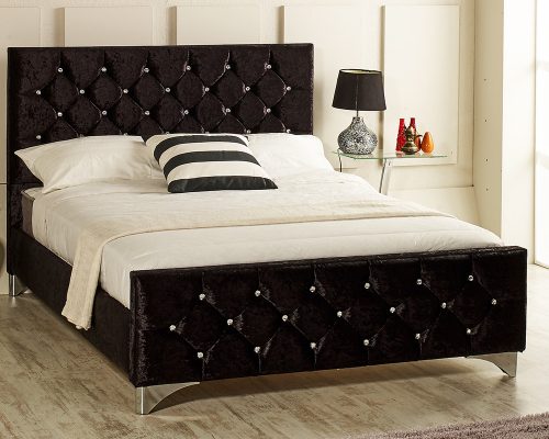 suede bed upholstery
