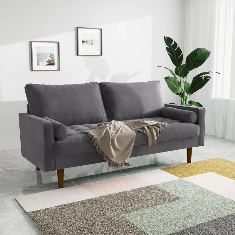 SILKIR Loveseat Sofas Grey In Dubai