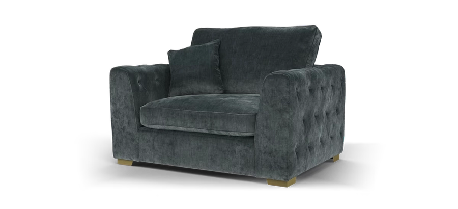 the valentina Full Back Loveseat with Foam Seat
